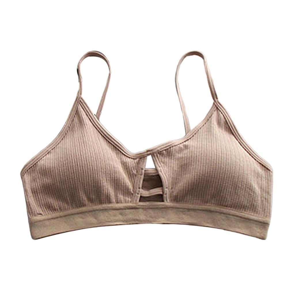 Women's Comfy Sexy Padded Push up Everyday Bra Khaki