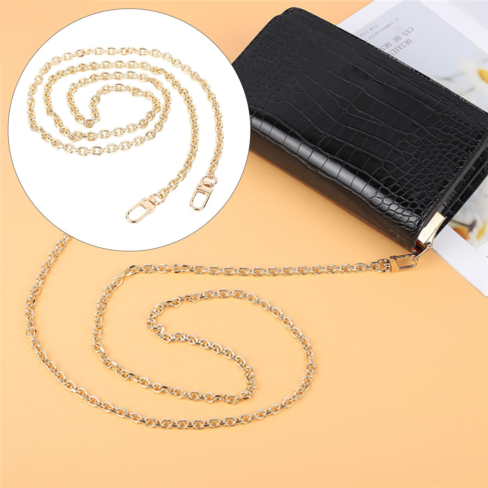 Lady Bag Chains Replacement Golden Removable Purse Handbag Straps Versatile