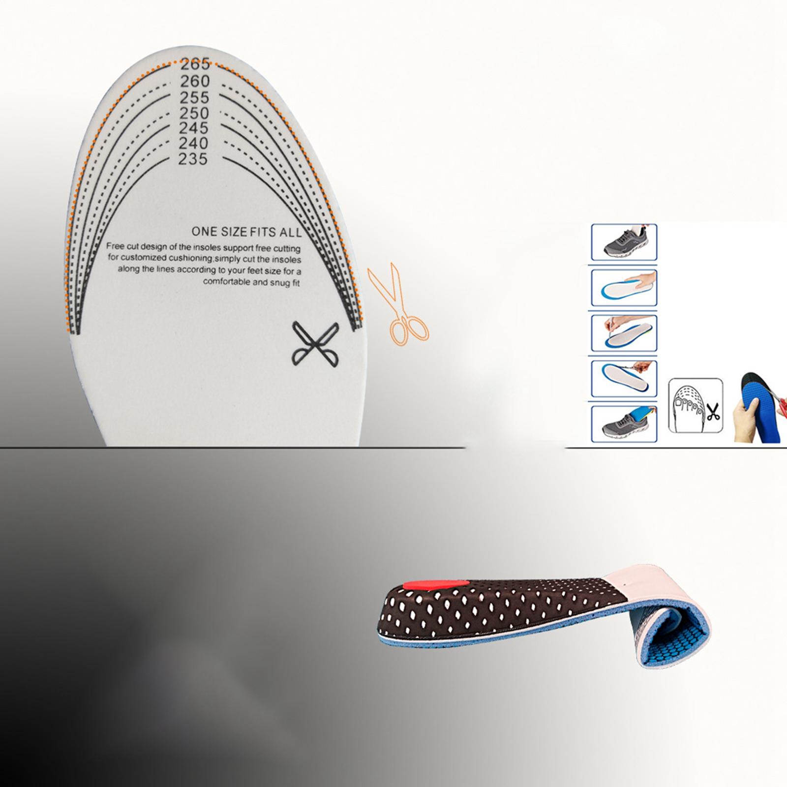 Height Increase Insoles Breathable Shoe Inserts Heightening Insole 4cm