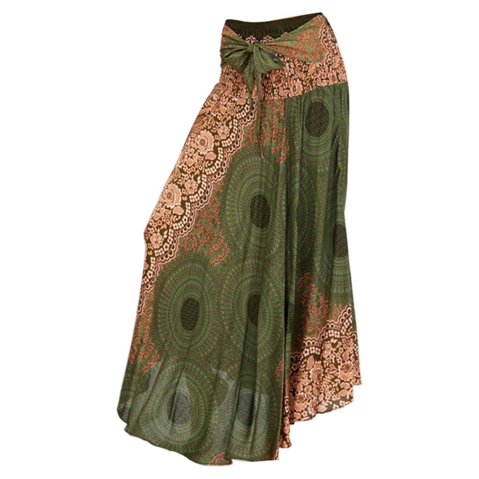 Cotton Boho Maxi Skirt
