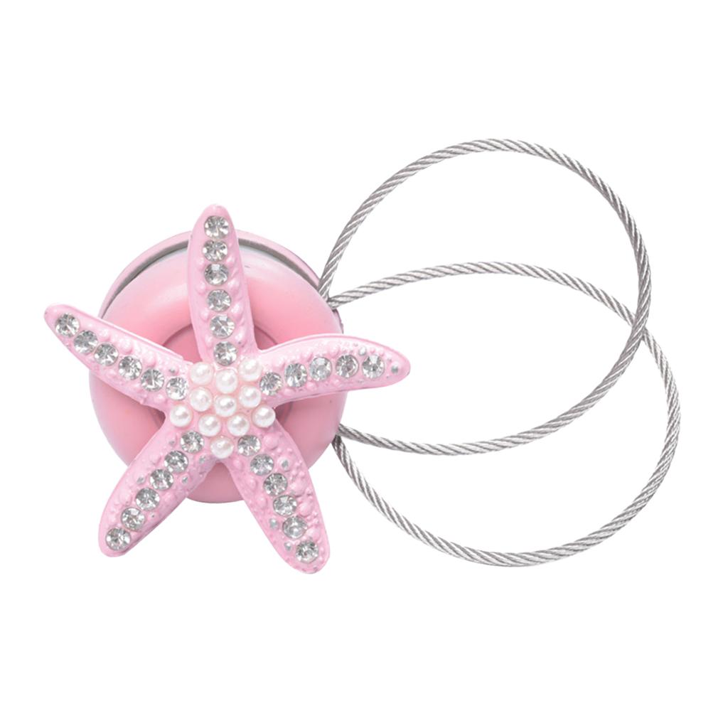 Novelty Starfish Curtain Tiebacks Voile Tie Backs Buckle Clips Holdback Home 