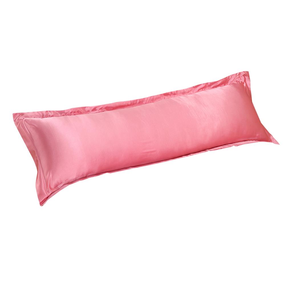 Luxury Silky Long Body Pillow Cover Case Cover Double Body ...