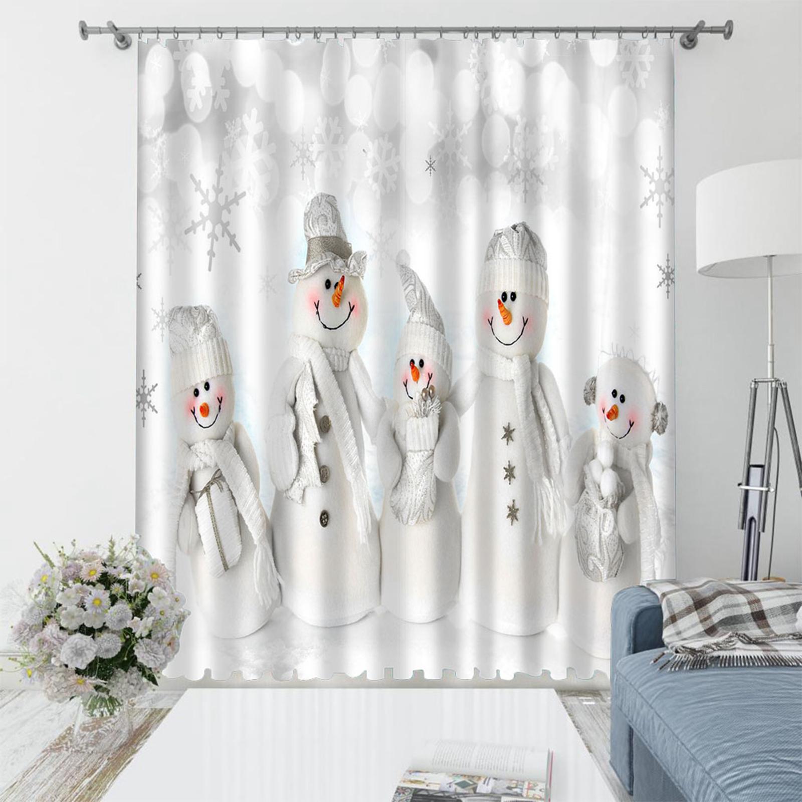 2pcs Bathroom Shower Curtain Fashion Fabric Bath Curtain Waterproof Style2