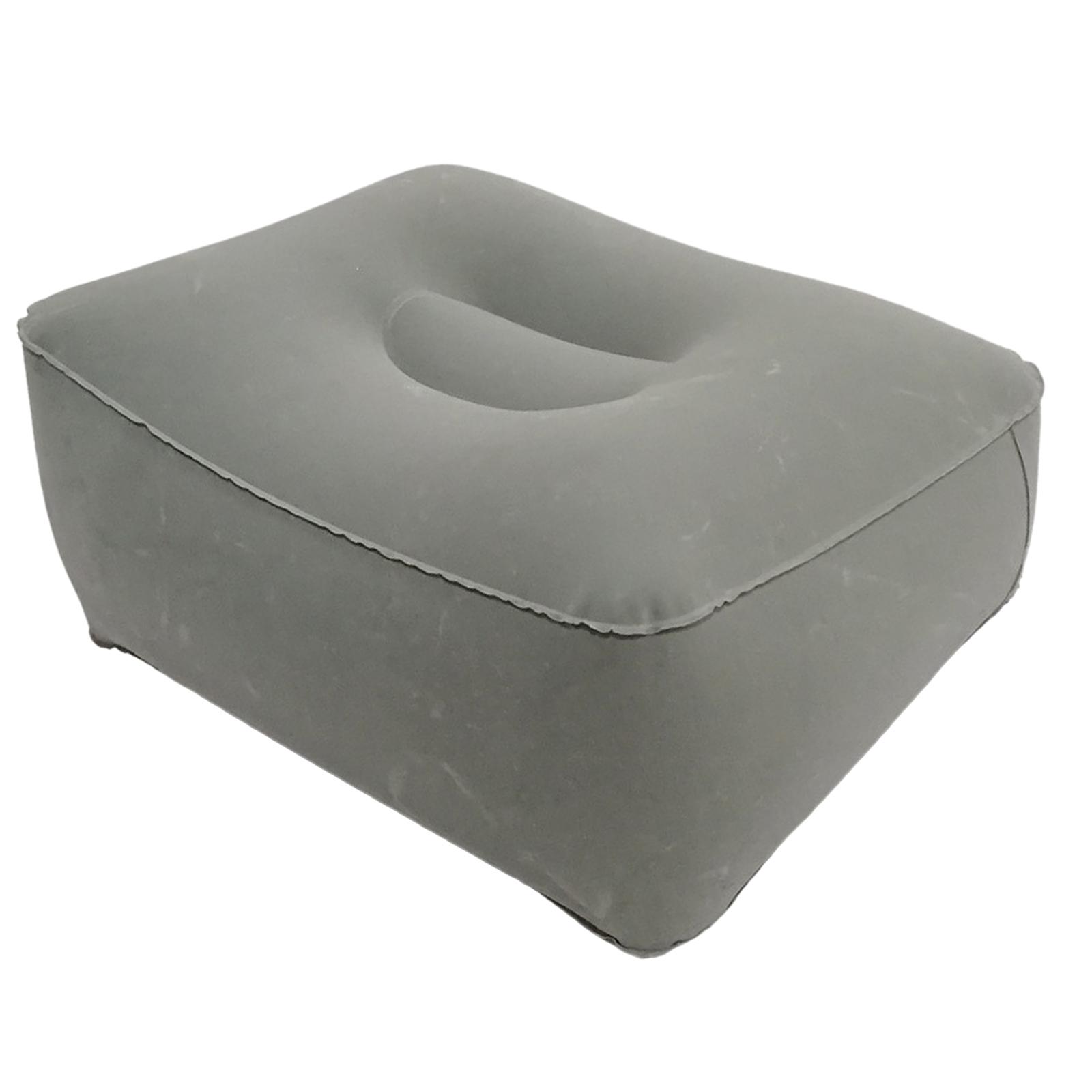 Inflatable Foot Rest Gray