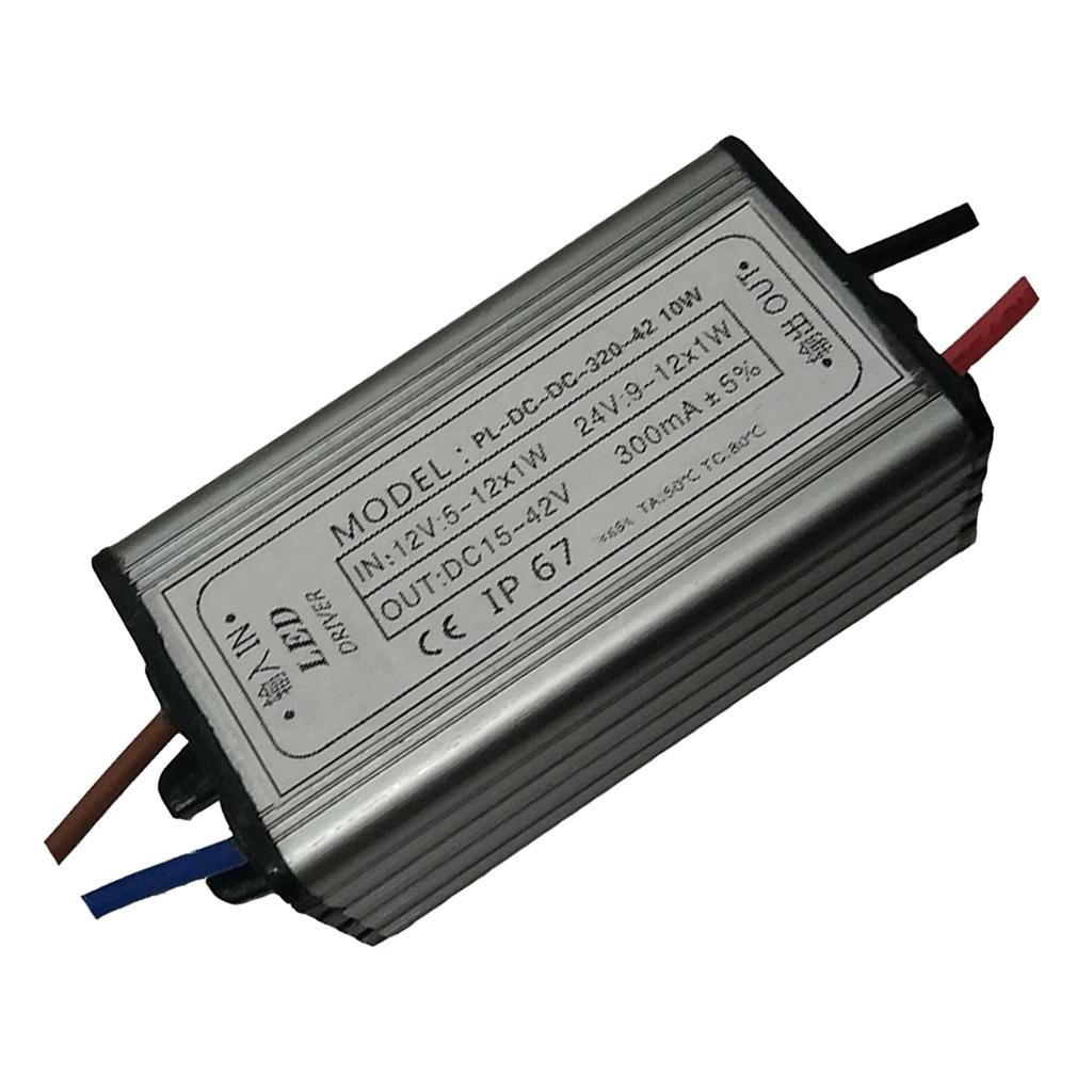 AC/DC12-24V 1W 300mA Constant Current Power Supply LED Dimmable Driver