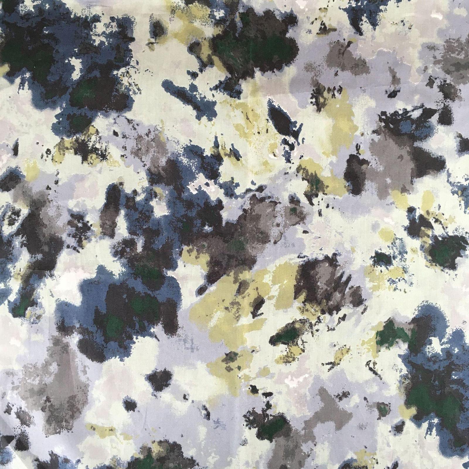 Tie-Dyed Printing Cloth Cotton Fabric Sewing Patchwork DIY Craft 48x48cm