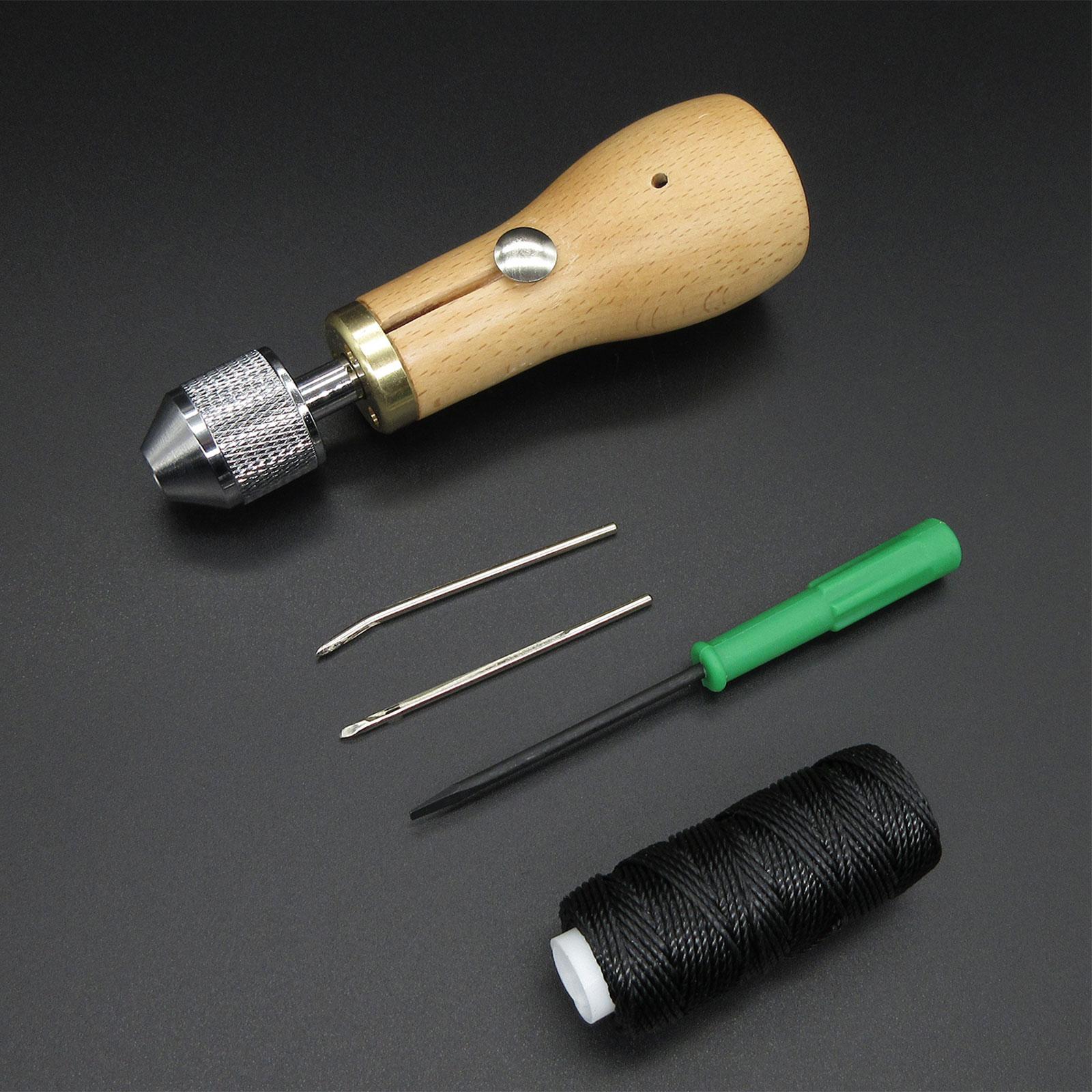 Sewing Awl Thread Kit Repair Tools Stitcher DIY Craft  No Spool device
