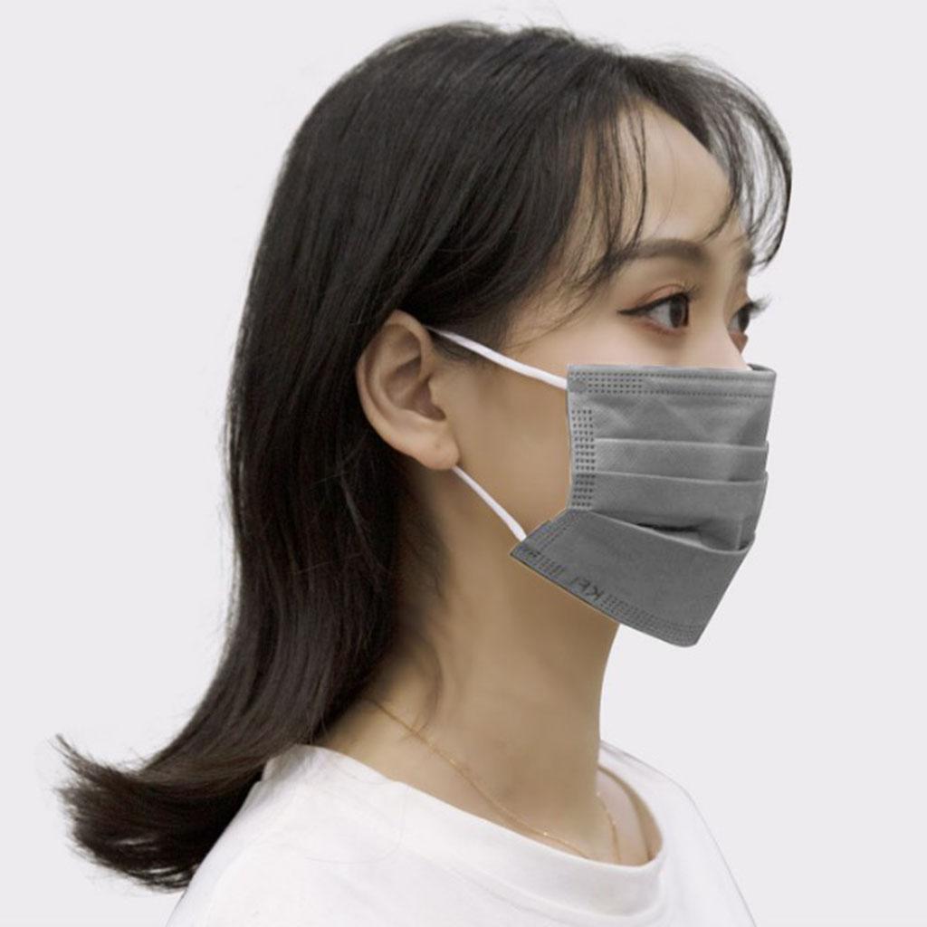 10pcs Disposable Face Mask 3 Layers  5PCS Blue + 5PCS Gray