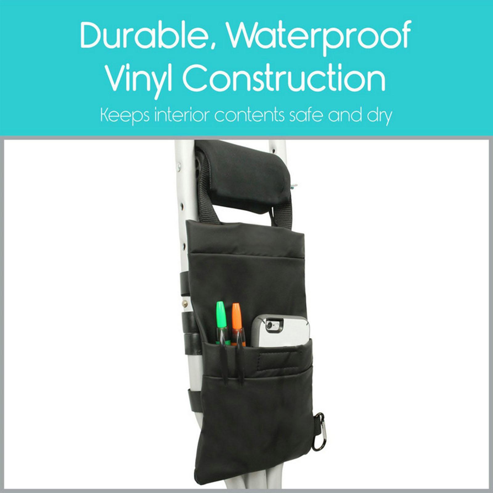 Universal Crutch Bag Pouch for Men Women Orthopedic Lightweight Waterproof