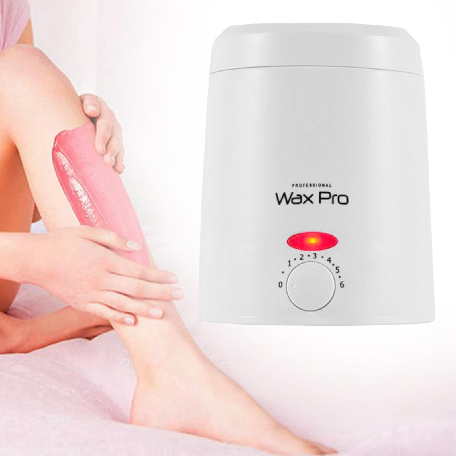 Wax Warming Container Hair Removal Women Gift Heating Wax Machine for Salon Travel Home white