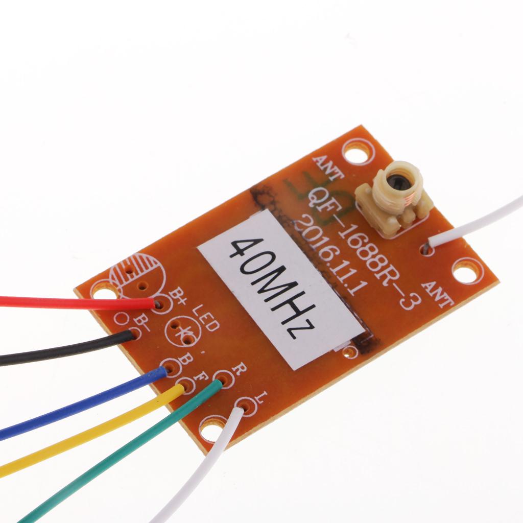 2x40MHZ 4CH Remote Controller Receiver Transmitter Board with Antenna