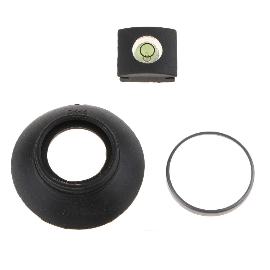 2xCamera Viewfinder Eyecup Eyepiece with Spirit Level for Nikon D850 / D500