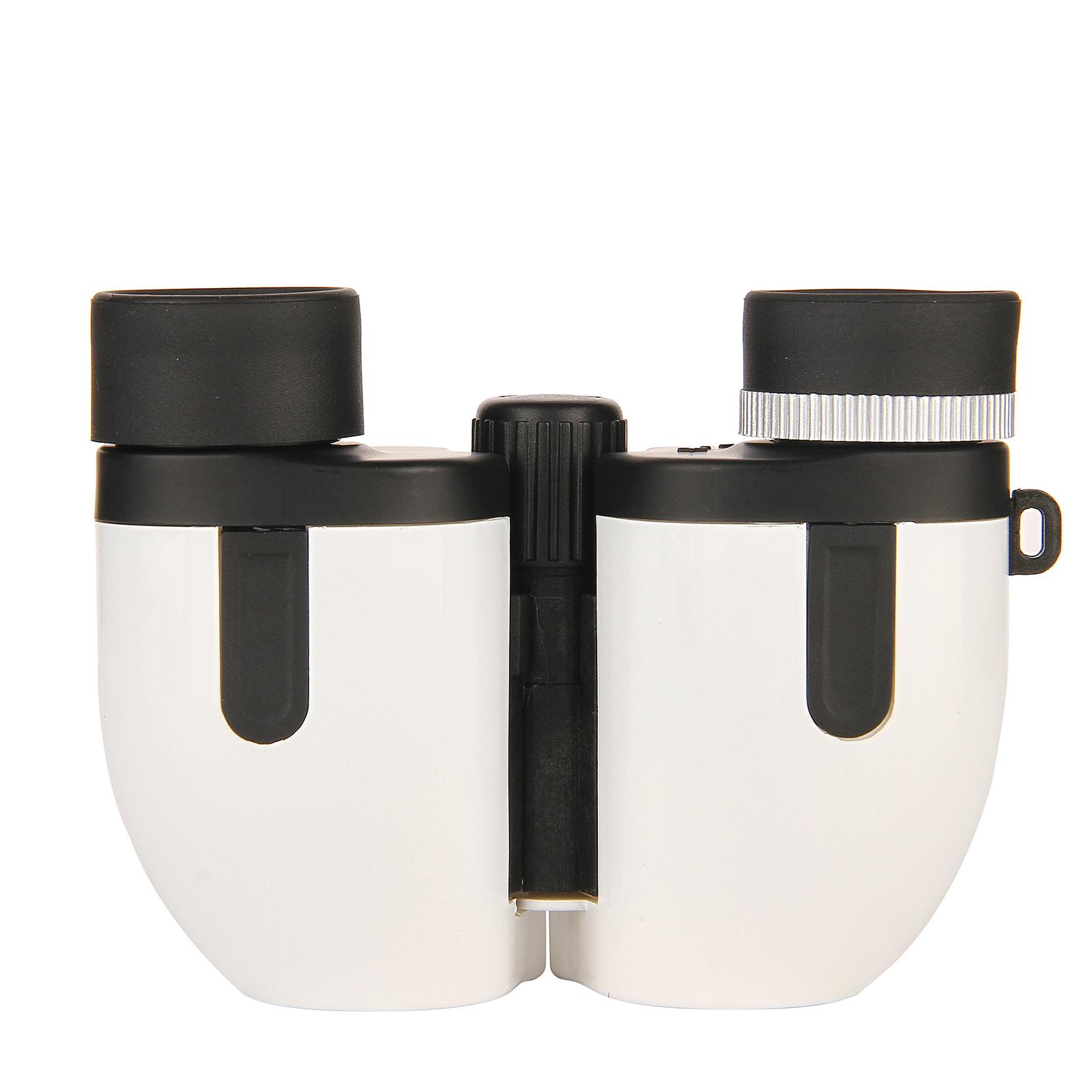 Binoculars Compact Lightweight Small for Bird Watching Outdoor White