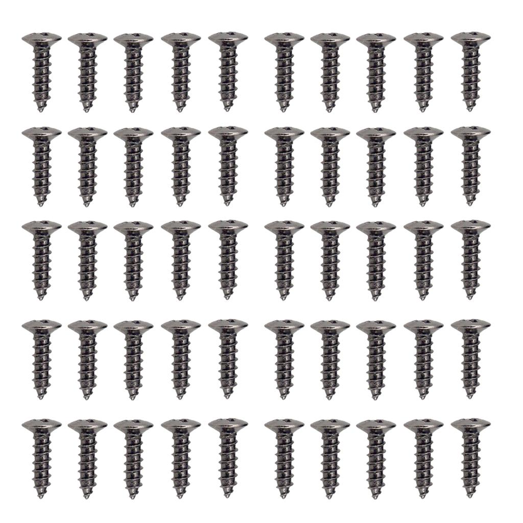50pcs Electric Guitar Pickguard Mounting Screws for ST SQ Guitar Parts