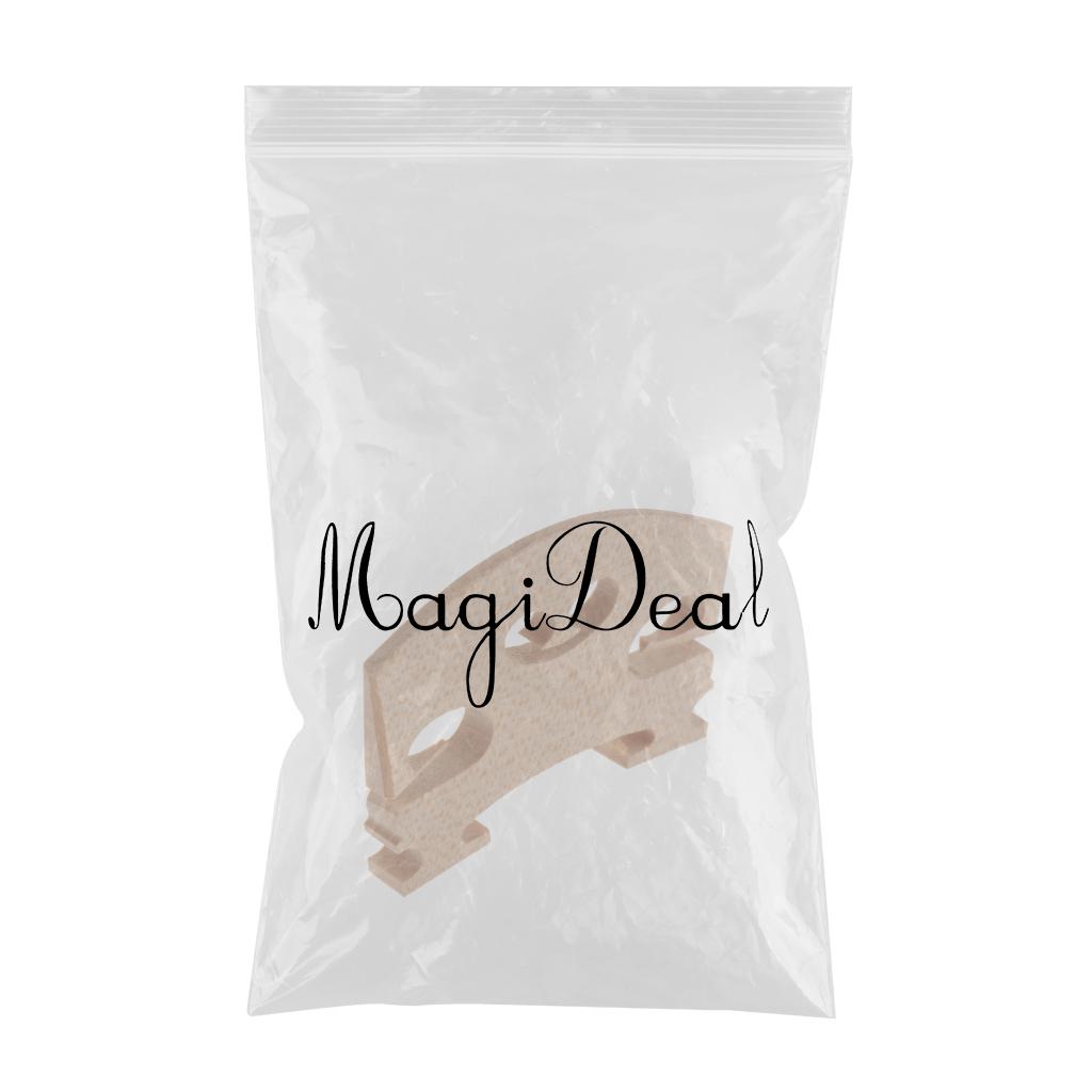 Solid Wooden Violin Bridge Musical Instrument DIY Replace 4-4 3.3cm