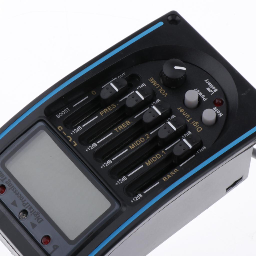 LC-5 Classical Folk Guitar EQ Equalizer Preamp Pickup Amplifier Accessory