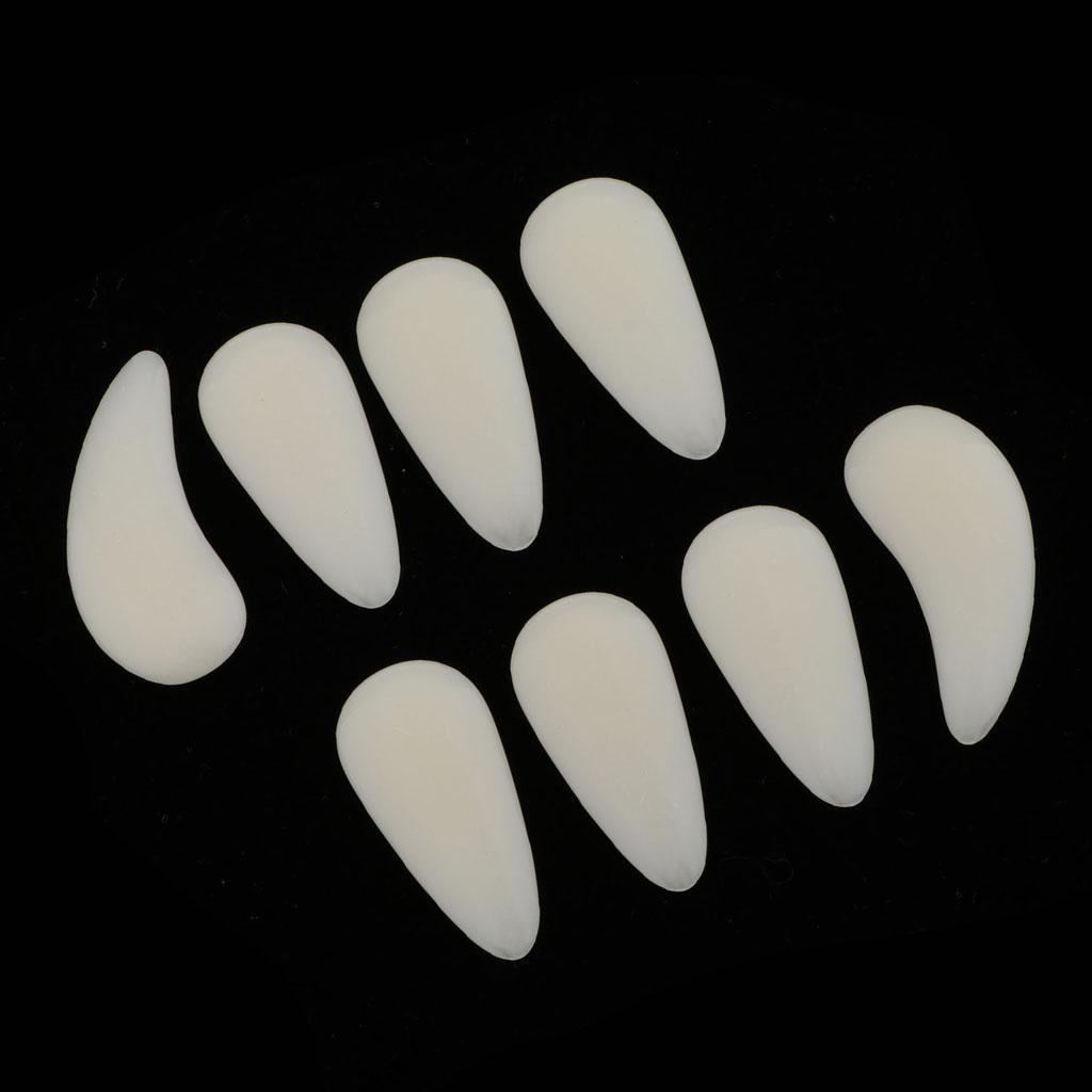 8 Pieces Professional Grooved Guzheng Picks Nails for Kids Adults