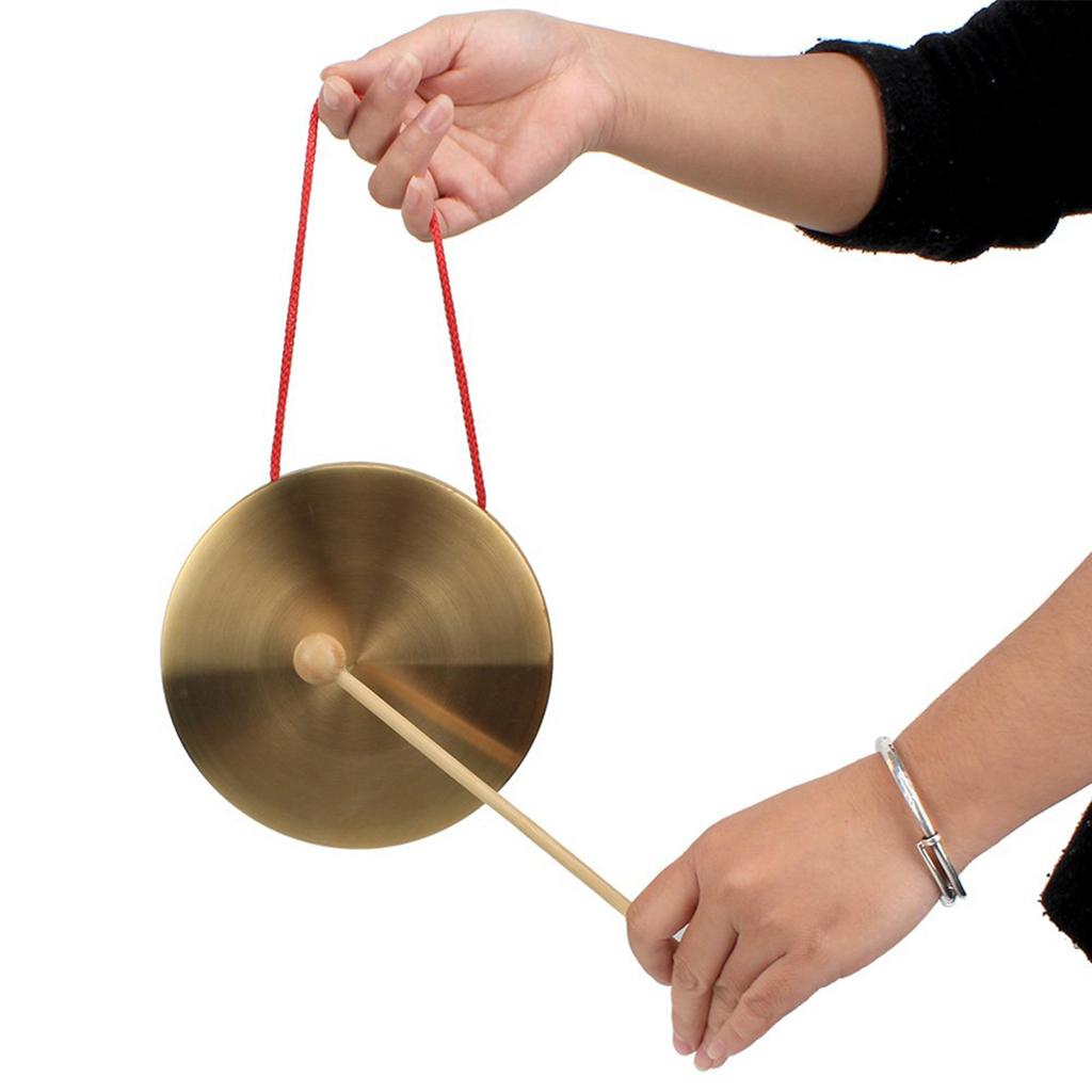 Metal Gong Chinese Traditional Musical Instrument Cymbal Educational Toy