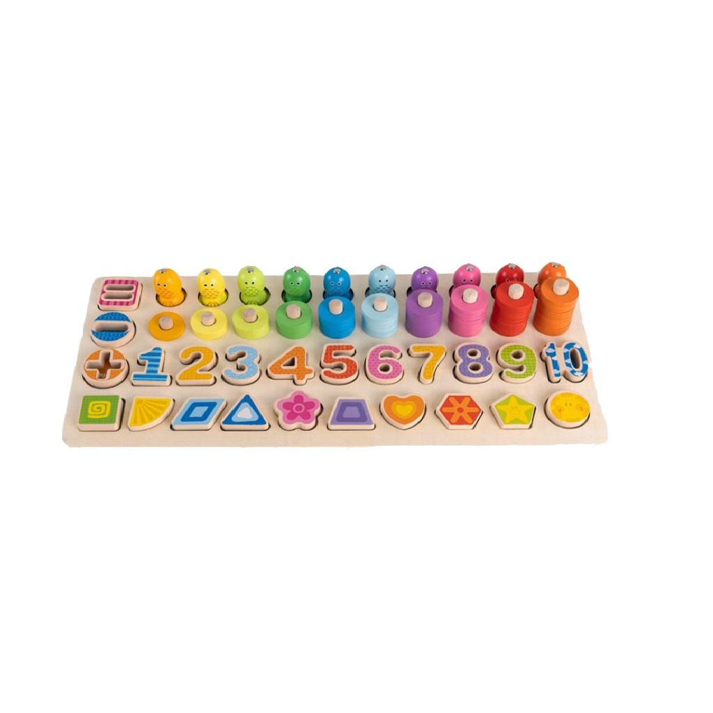 Math Toys Counting Board Digital Shape Pairing Preschool Learning For Kids