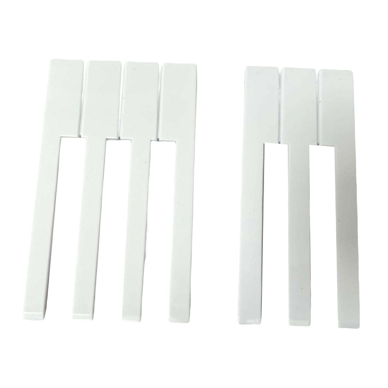 key Tops Repair PVC Accessories Replacement Keyboard Instruments White