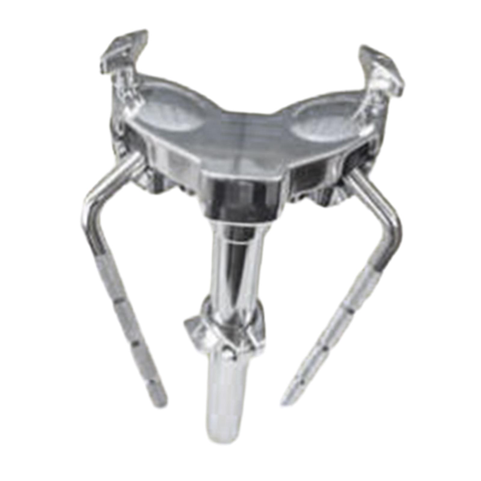 Double Tom Holder Stand Hardware Accessories Metal Extension Clip Drum Mount