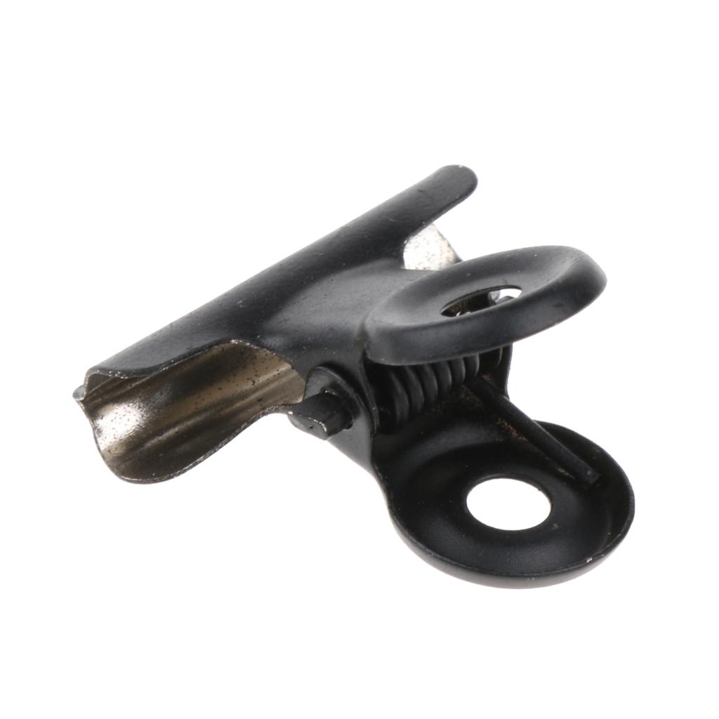 20 Pieces 31mm Metal   Clips Letter Grip Clips Office Supply -Black
