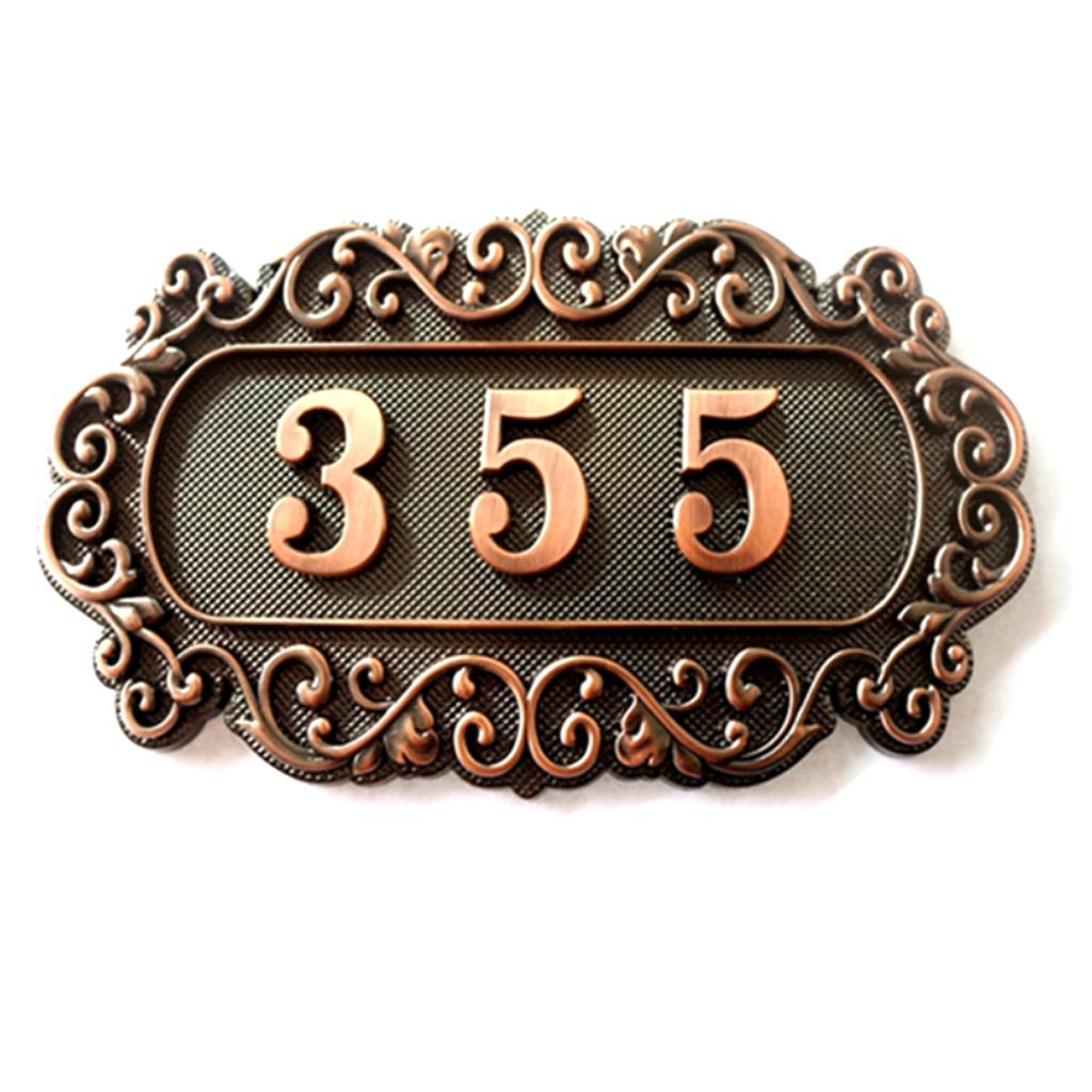 Custom Door Plaque House Signs Postbox Number Address Rustic Classic