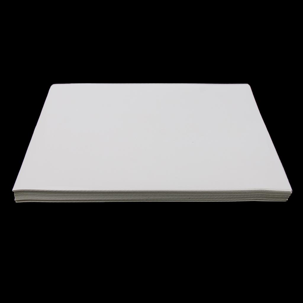 100 Sheets Self Adhesive Sticker Printer Paper Blank White Label Personalize