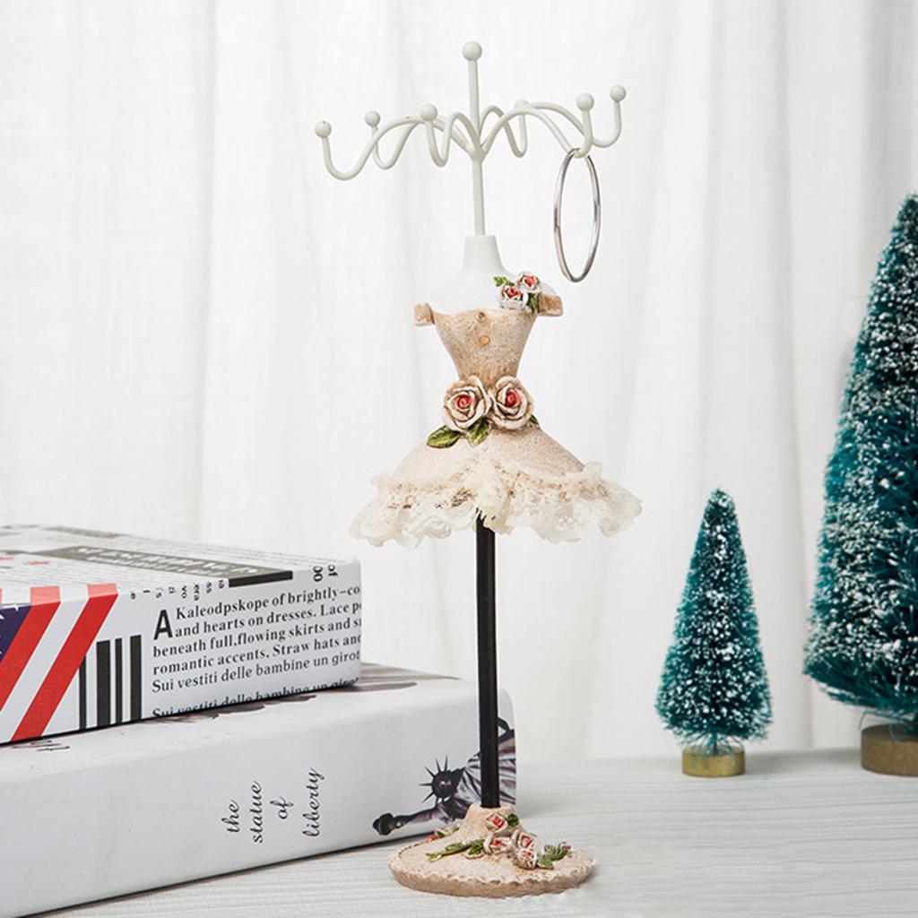 Metal Necklace Jewelry Rotating Earring Bracelet Display Stand Holder Rack B