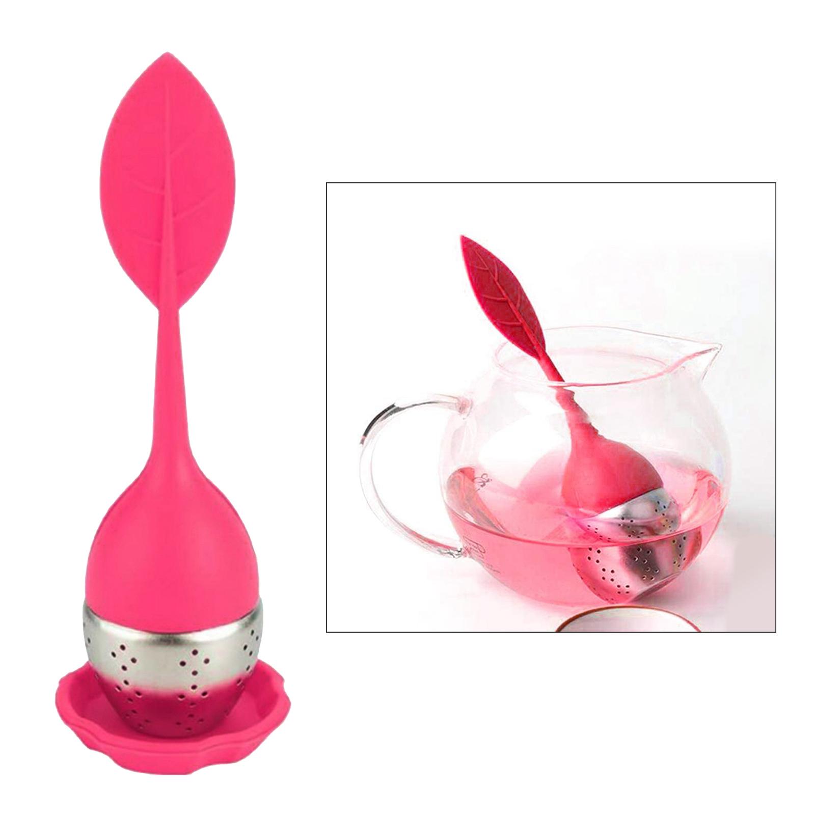 Silicone Tea Strainer Silicone Tea Strainer Silicone Tea Strainer  Rose Pink