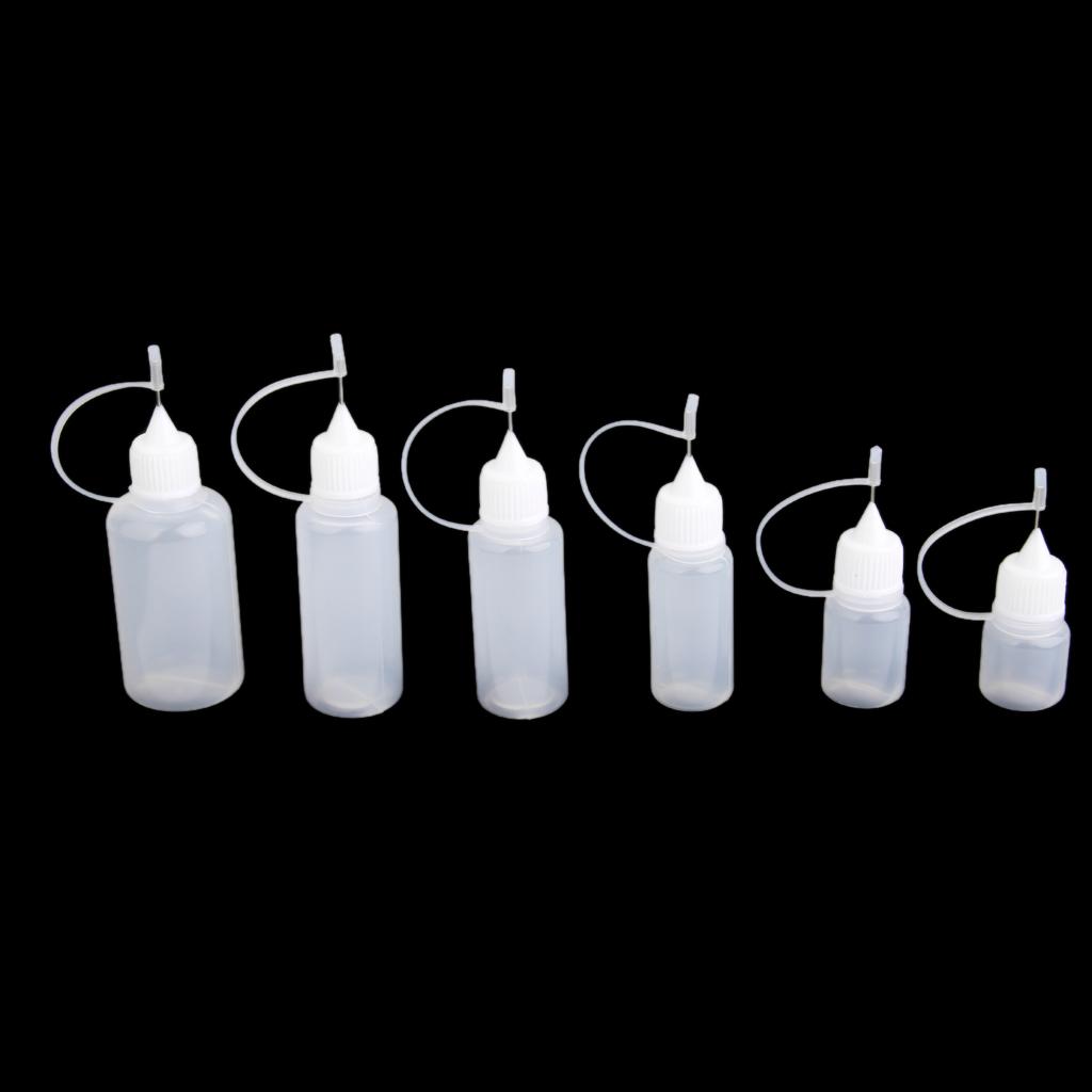 10pcs 5ml Needle Tip Empty Plastic Squeezable Dropper Bottles Liquid Storage