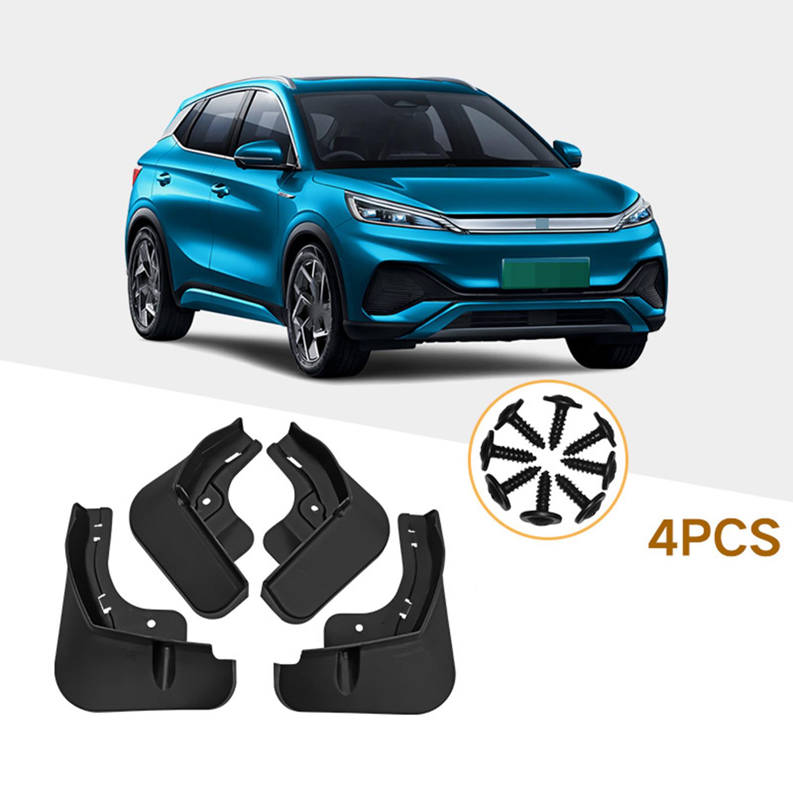 4 Pieces Mudguard Mud Flaps Easy to Install for Byd Yuan Plus 2022