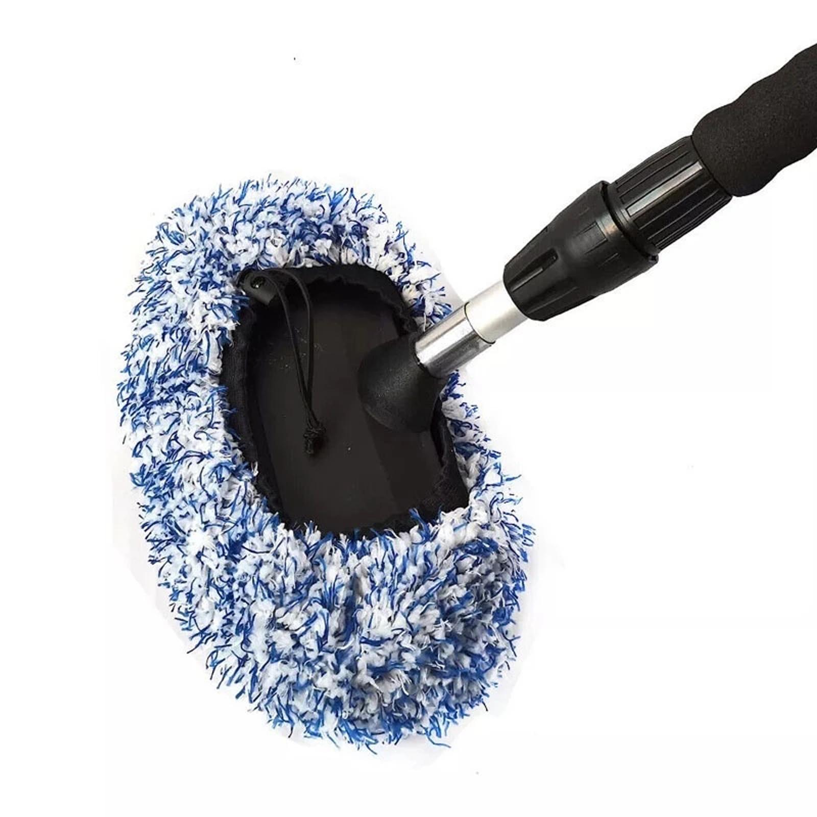 Car Wash Mop Replacement Head Detachable for Car Household Cleaning Mop Blue