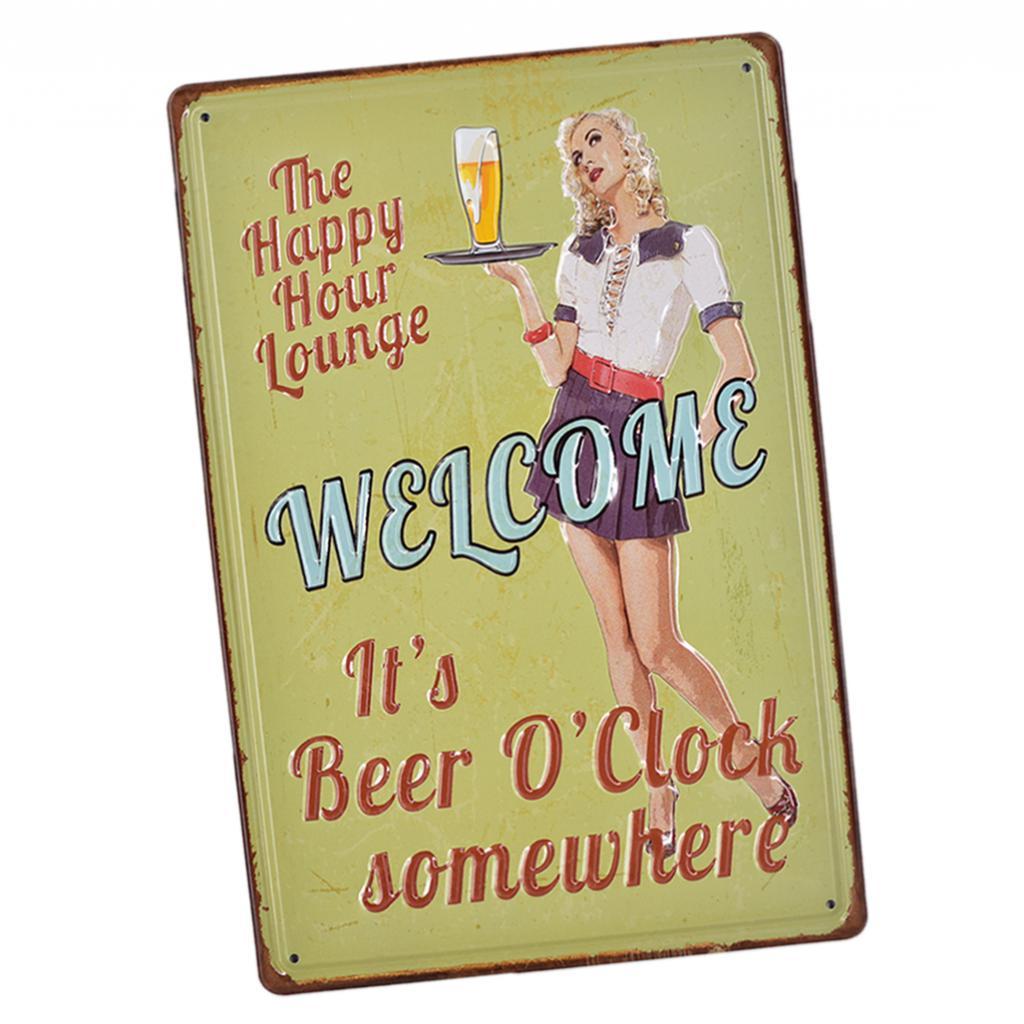 20x30cm Vintage Metal Tin Sign Plaque Wall Art Poster Bar Pub Beer #4