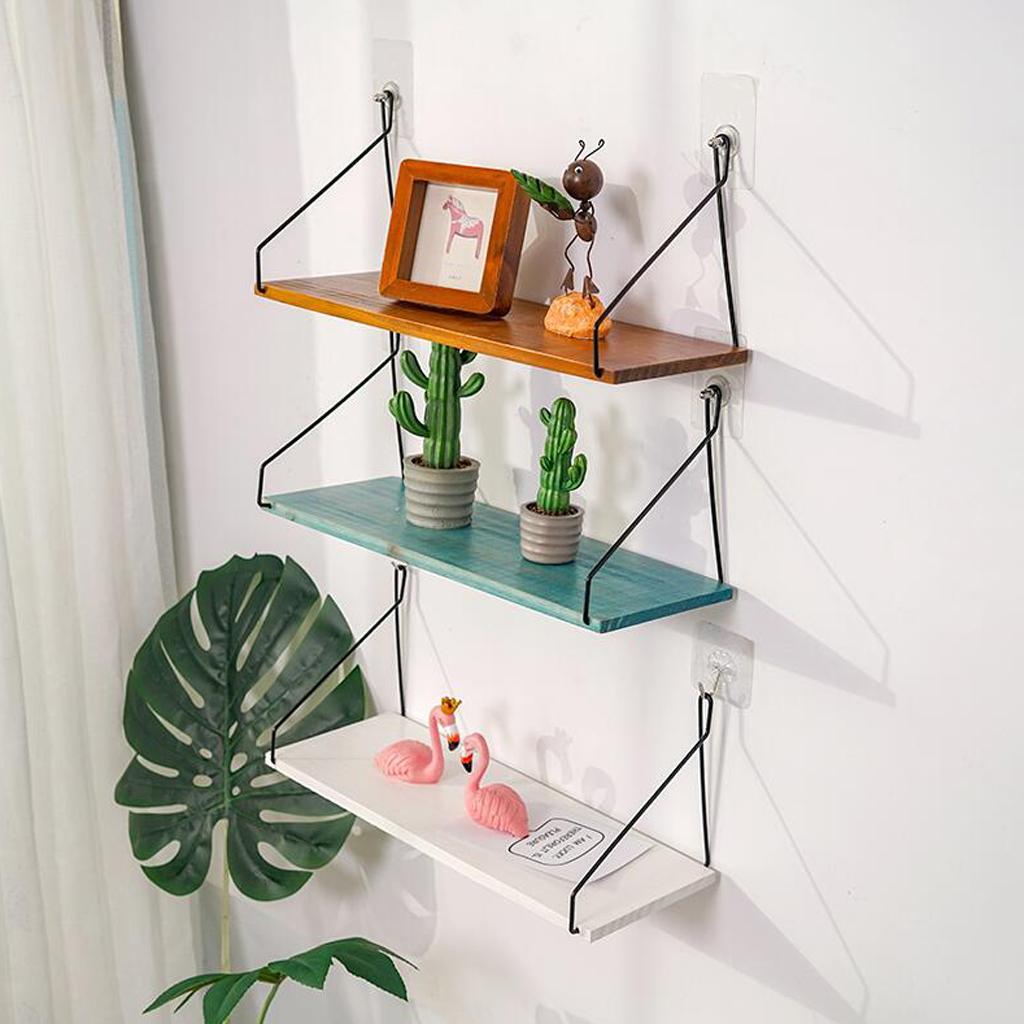 1x Wall Shelf Hanging Storage Rack Living Room Bedroom Home Decor | eBay