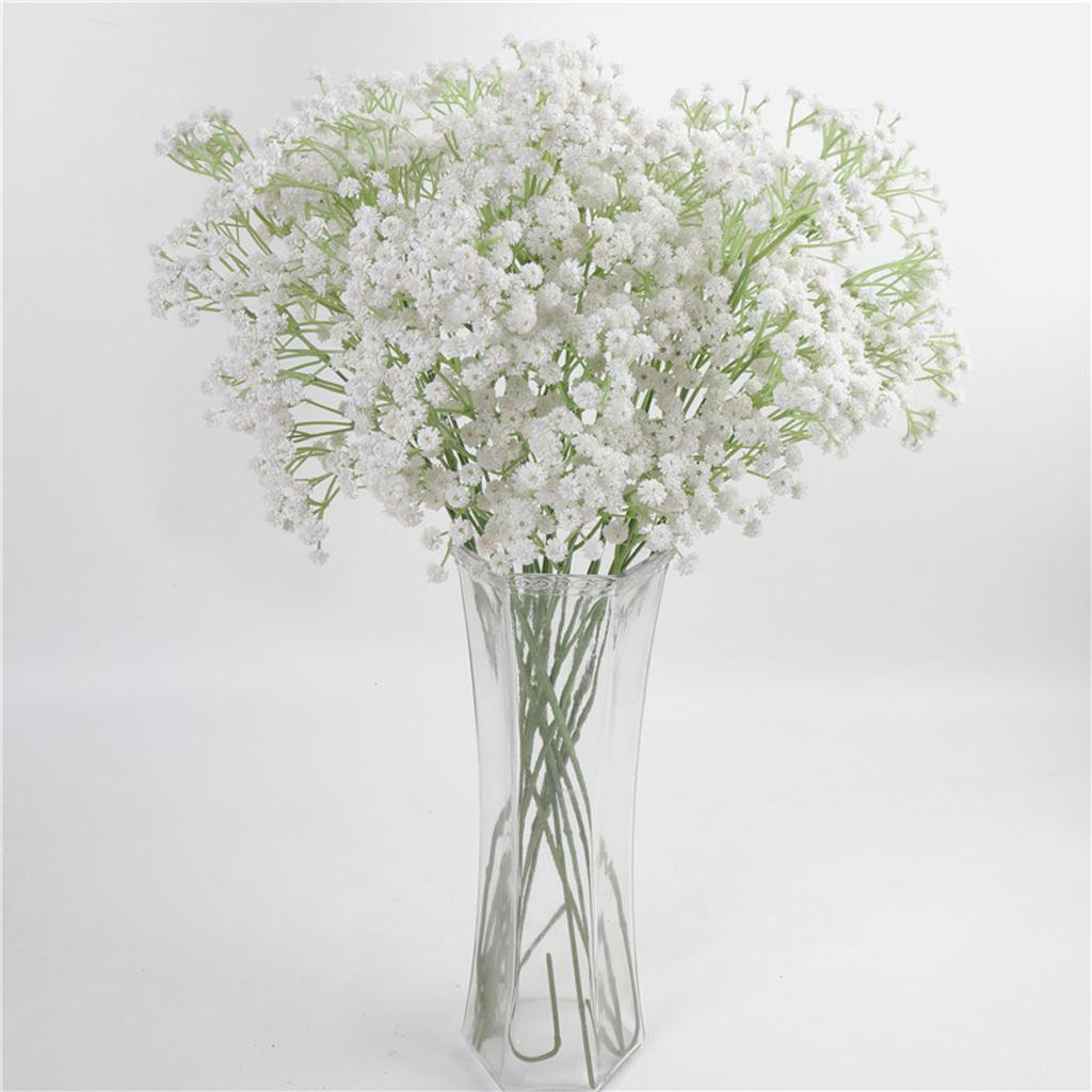 Artificial Gypsophila Baby's Breath Flower Plant Home Wedding Decor White