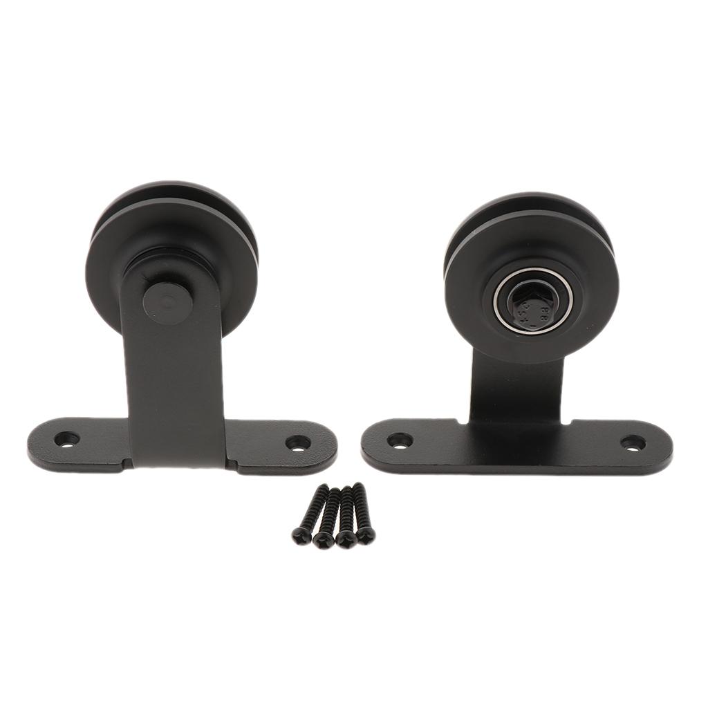 Sliding Barn Door Roller Hanging Track Pulley Replacement Hardware Accs F