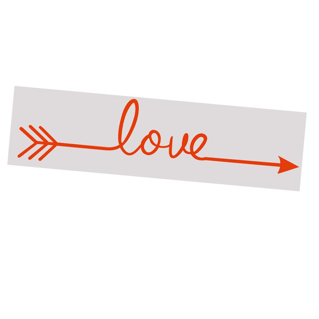 LOVE Wall Sticker Wallpaper Wedding Backdrop Sticker Mural Wall Poster Red