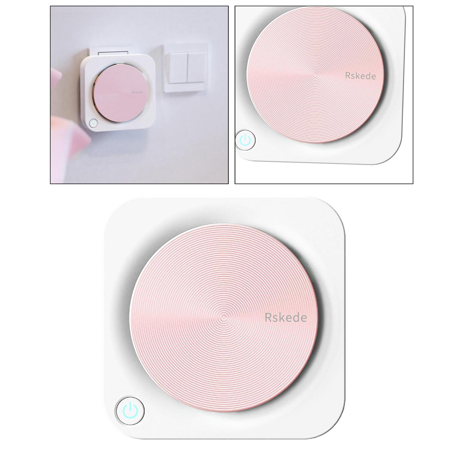 Air Purifier for Home Ozone Negative Ion Generator  Odor Eliminator Pink