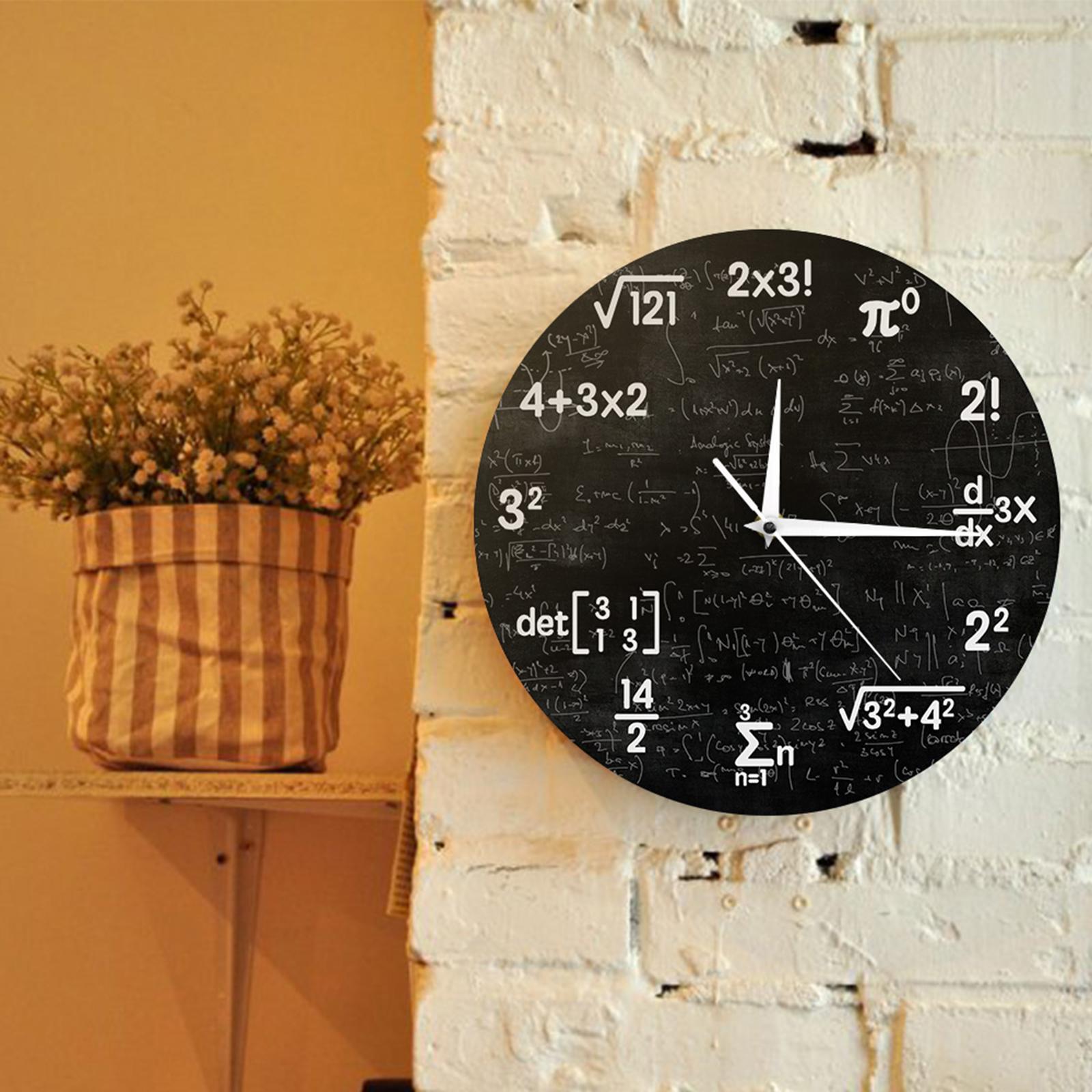 Wall Clock Quartz Clocks Novelty Kids Living Room Home Math