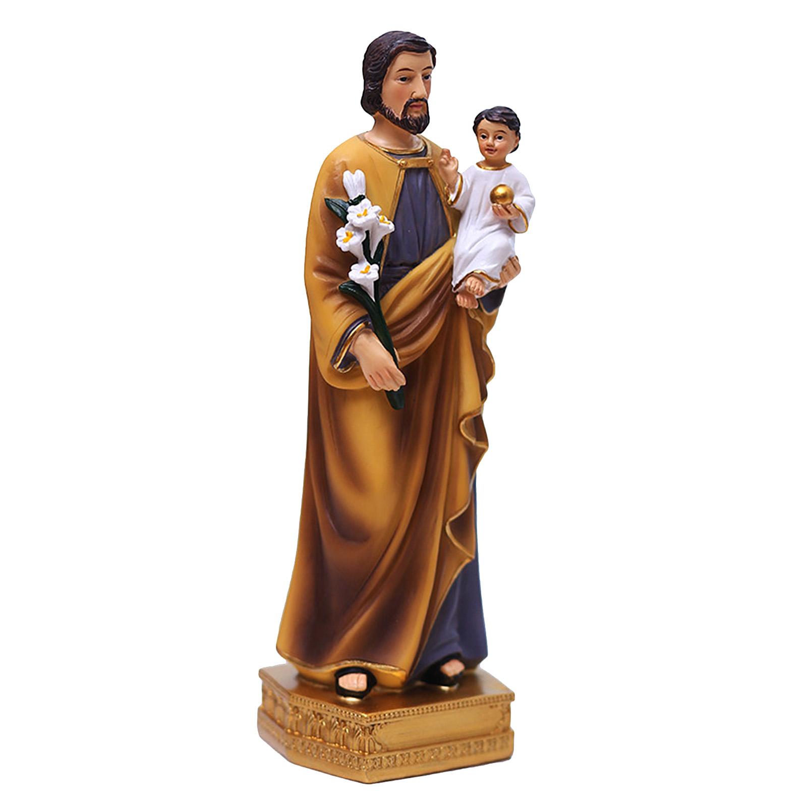 Religious Statue 8 H Resin