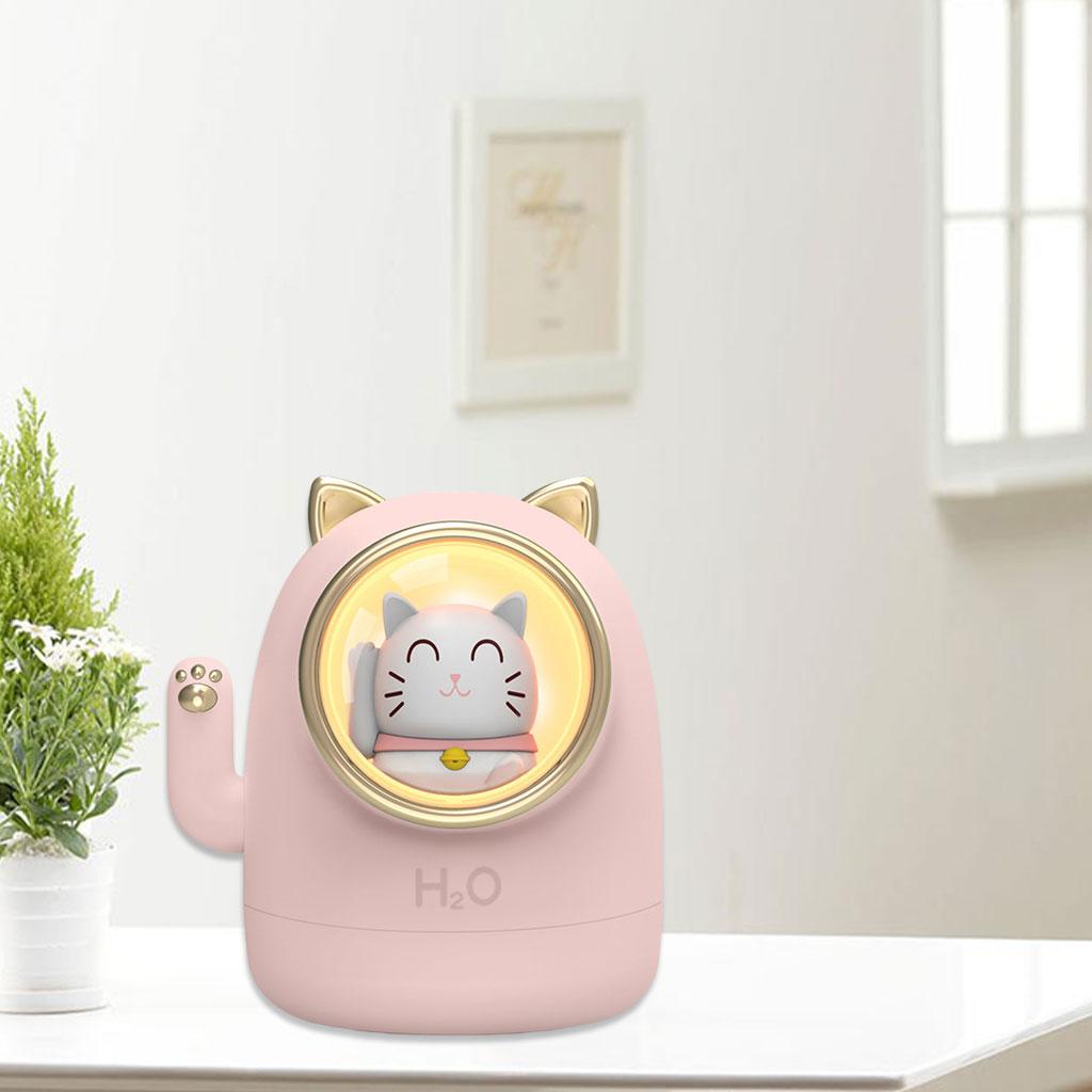 Air Humidifier Aroma Large Capacity Lucky Cat Travel Household Baby pink