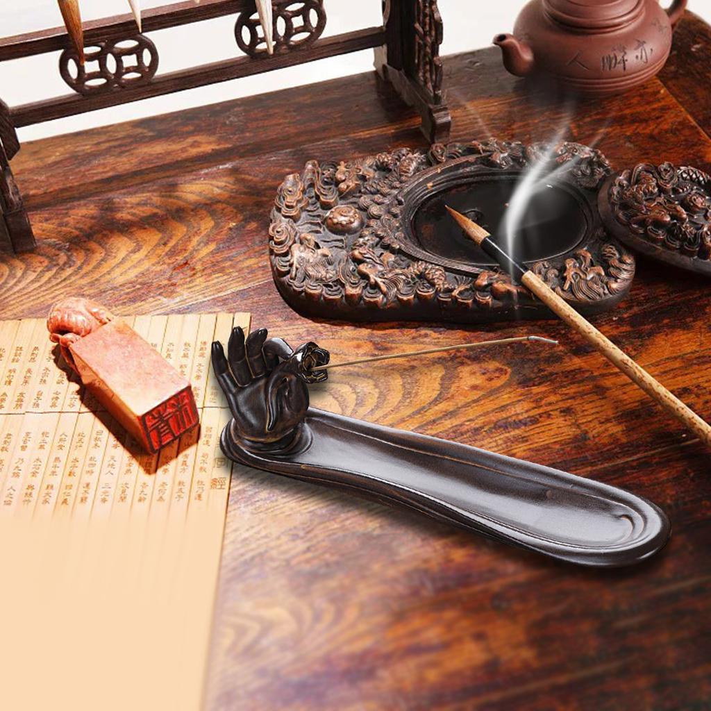 Incense Burner Incense Stick Holder Home Fragrance Censer Hand Hold Lotus