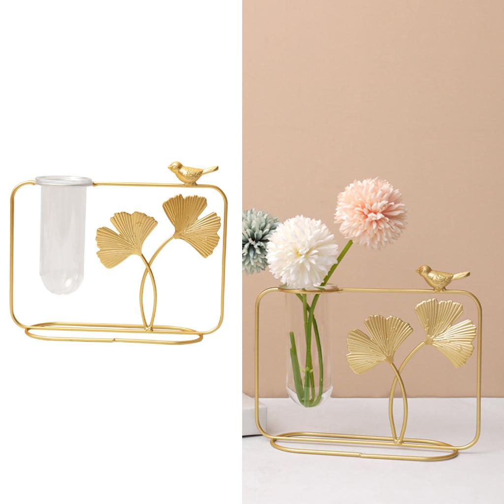 Nordic Hydroponics Vase Transparent Flower Planter for Desktop Decoration