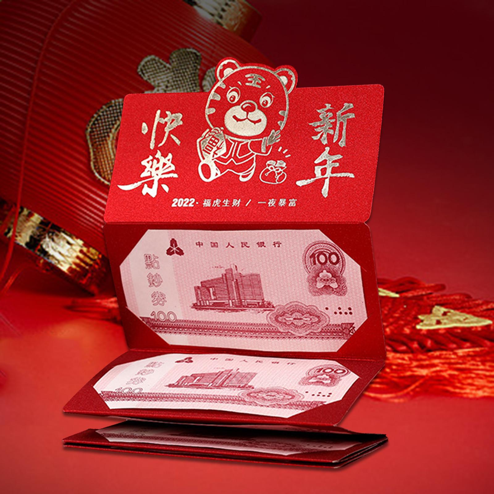 Tigers Folding Red Envelope Chinese New Year Kids Gift Walking tigers 