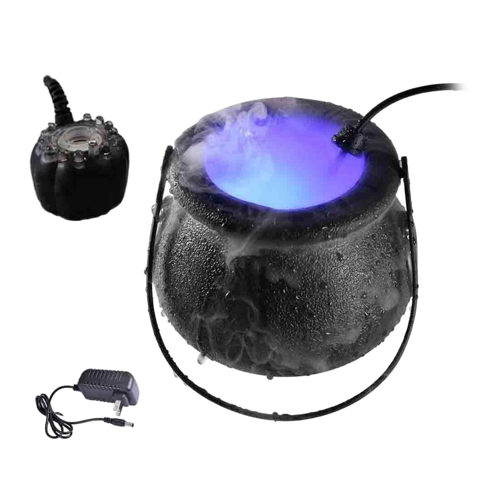 Mist Maker Fogger Fog Mister 12 LED Lights Party Aquarium Water Fountain