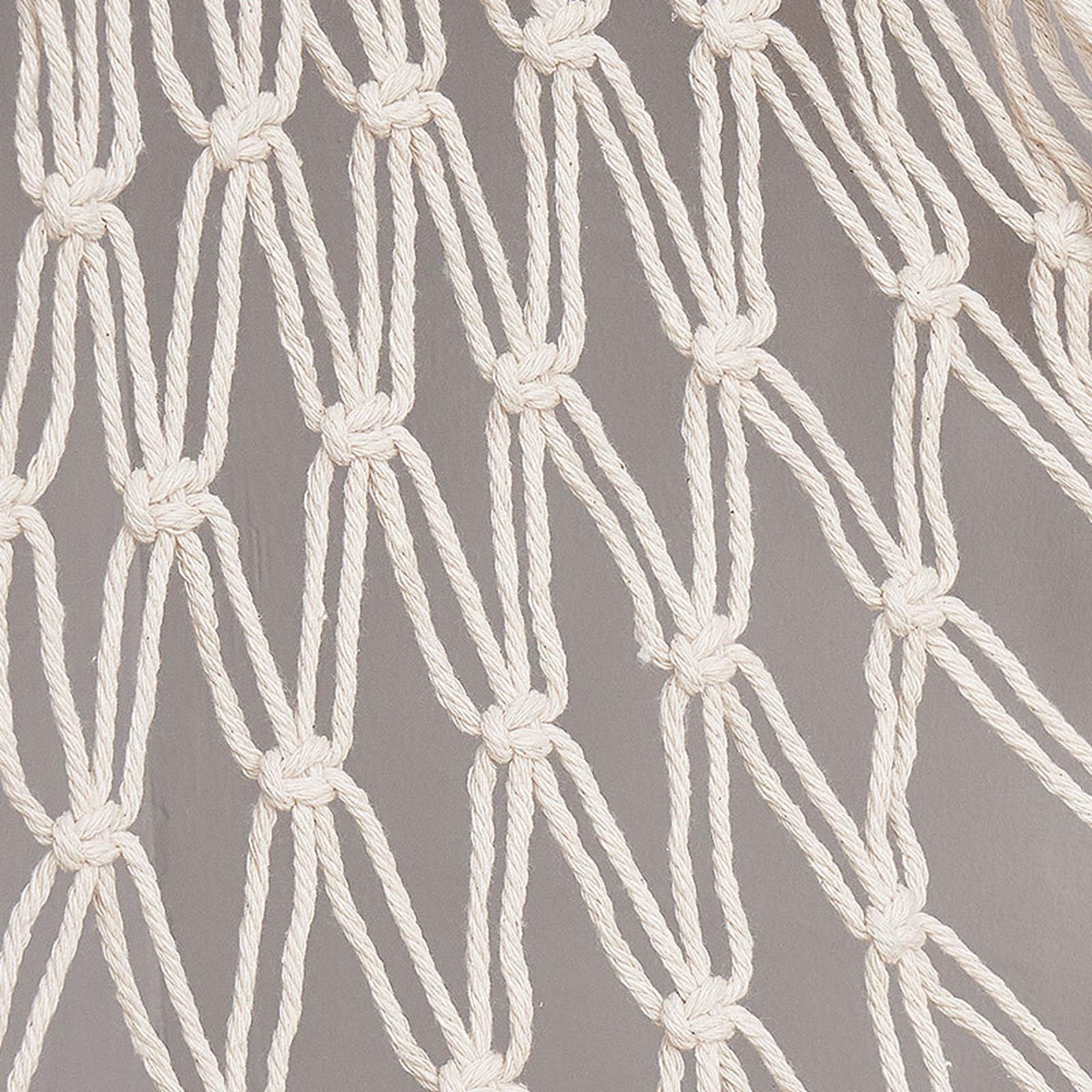 Stuffed Animal Hammock Plush Net Toy Macrame Tassel Decorative Home Display White