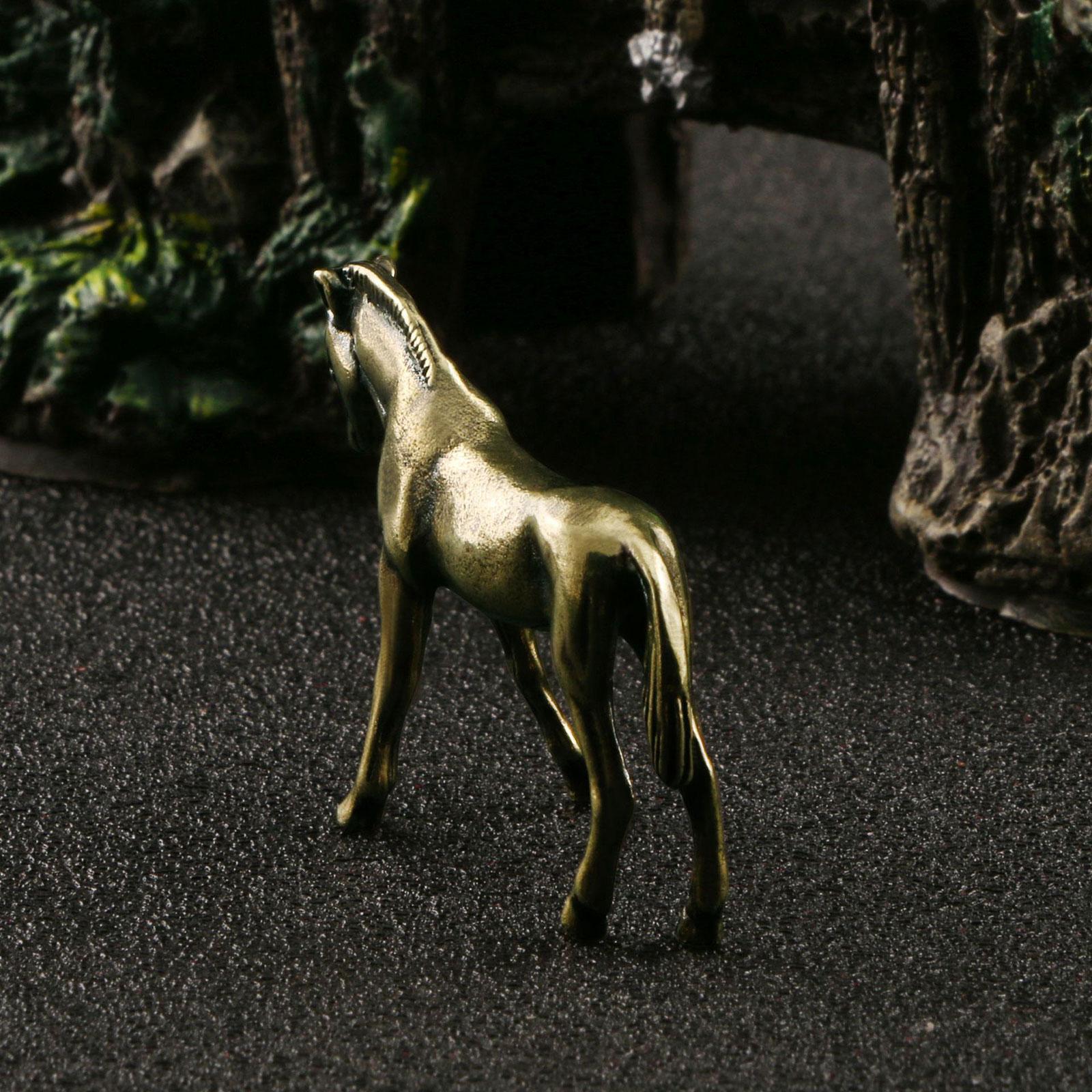 Miniature Horse Figurine Horse Statue Horse Ornament for Bedroom Living Room
