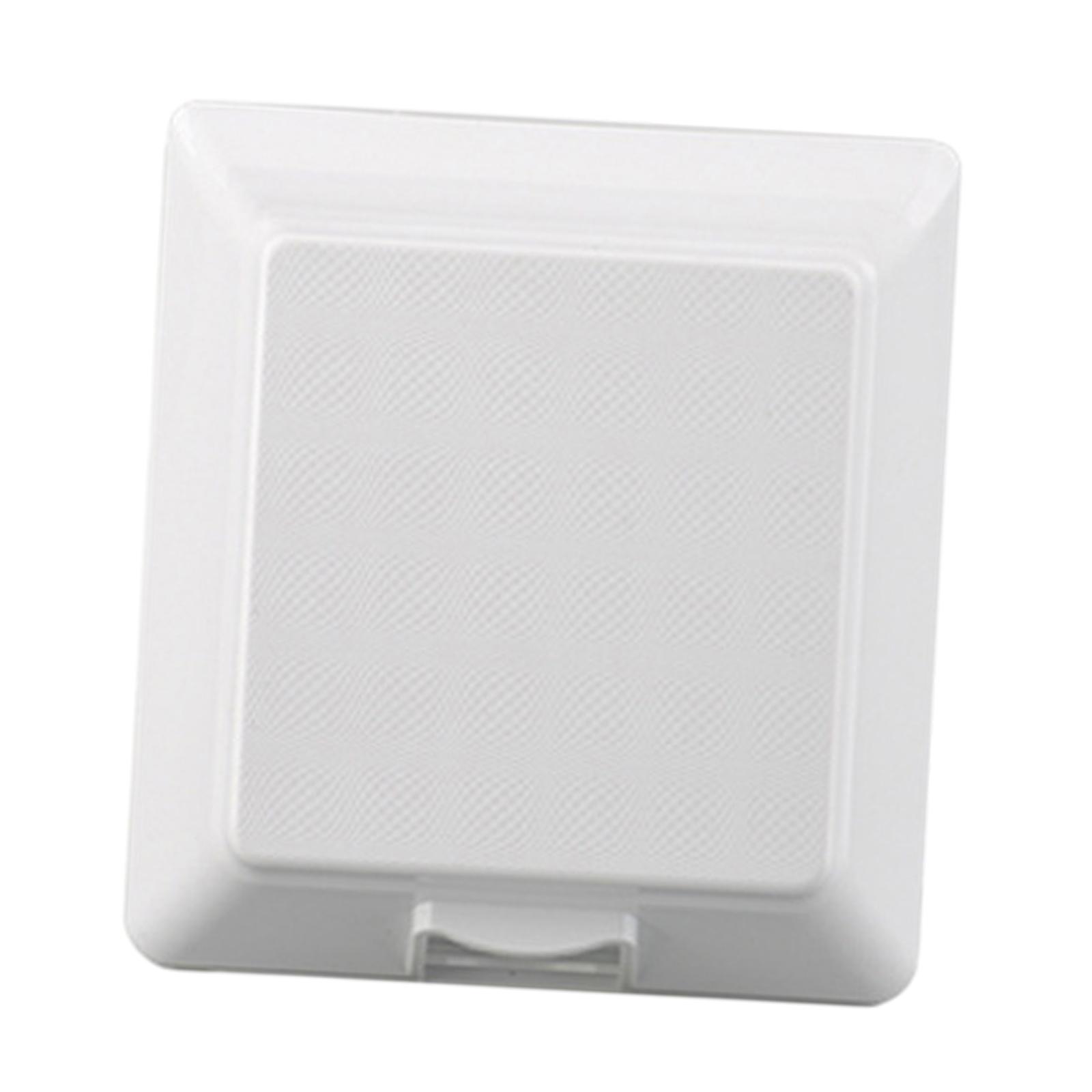 Switch Cover Waterproof Wall Switch Box for Home Improvement Workshop Office White