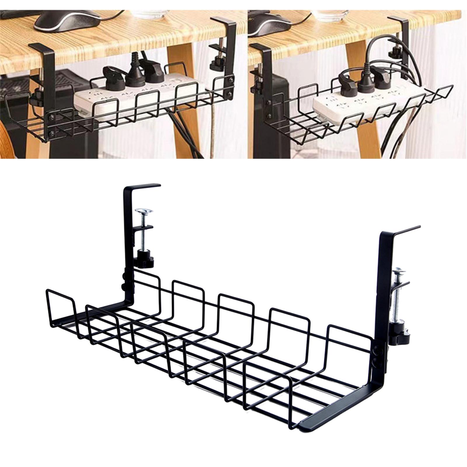 under Desk Cable Management Tray Metal Cable for Kitchens House Computer